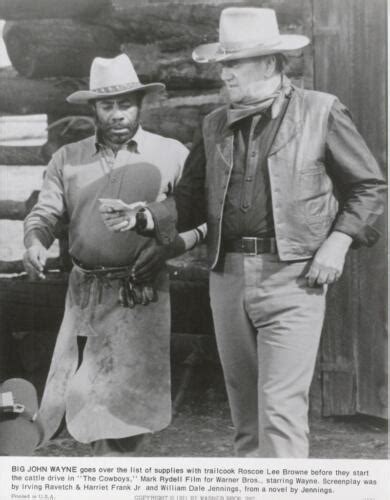 The Cowboys Original Photo Western John Wayne Roscoe Lee Browne Ebay