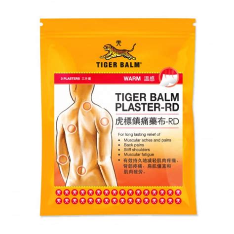 Buy Wholesale Tiger Balm Plaster RD 10x14cm