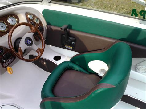 Check spelling or type a new query. Custom boat seats in a tri-color design. The owner was in awe when he saw the completed project ...