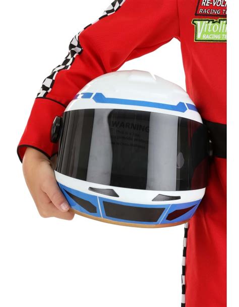 Race Car Driver Costume Helmet For Kids