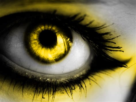 Color Me Yellow Eye By Summon My Soul On Deviantart