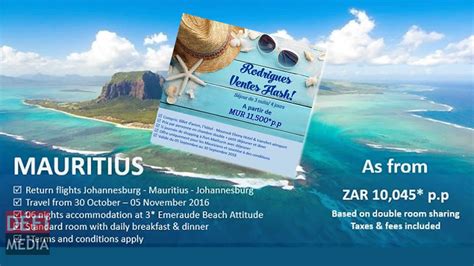 Salon Du Prêt à Partir 2016 Air Mauritius Holidays Annonce Un Rabais