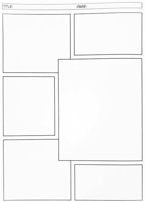 Comic Book Challenge Blank Panels Svslearn Forums