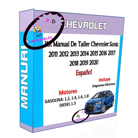 Manual Taller Chevrolet Sonic 2011 2012 2013 2014 2015 2020