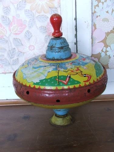 Vintage Triang Choral Spinning Top Toy