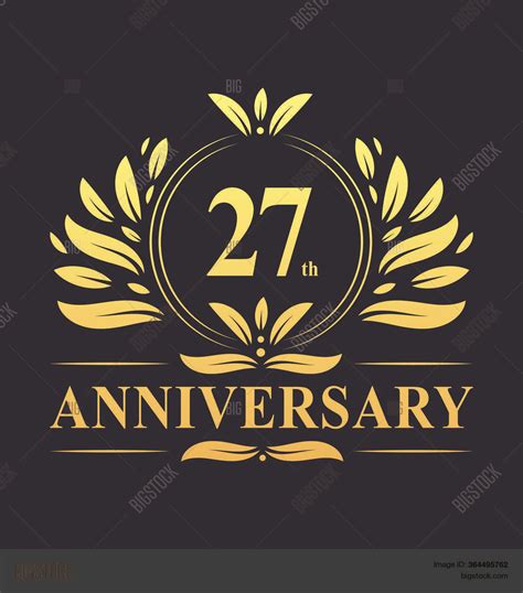 27th Anniversary Vector And Photo Free Trial Bigstock