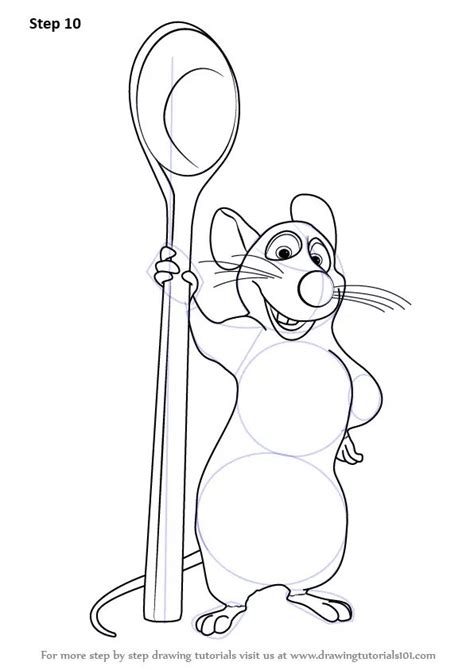 A Cartoon Mouse Holding A Large Toothbrush