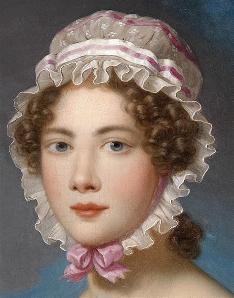 Portrait Of A Young Lady Ca 1810 Flowers In Hair Hat Hairstyles