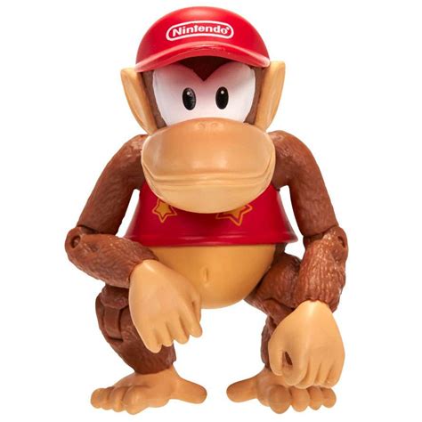 World Of Nintendo Donkey Kong Series 2 Diddy Kong 4 Action Figure With