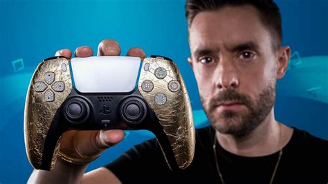 Custom Gold And Diamond Playstation 5 Controller Youtube