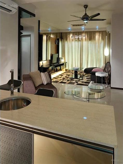 Contemporary Modern Living Room Dining Room Condominium Design Ideas