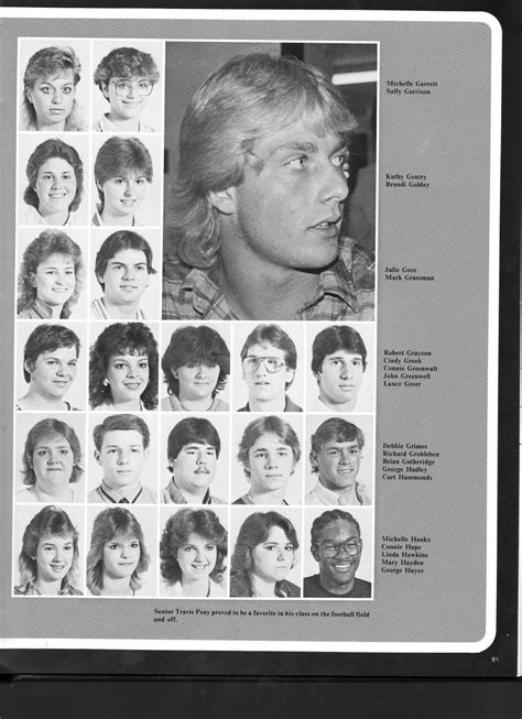 Nhs Class Of 1986 Senior Photos From Yearbook