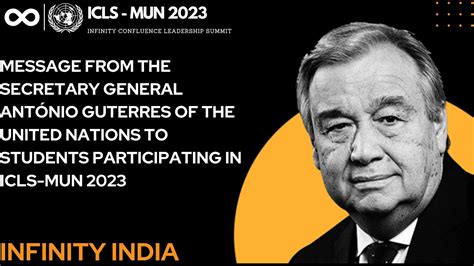 Message From The Secretary General António Guterres Of The United