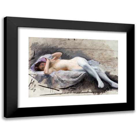 Julius Leblanc Stewart X Black Modern Framed Museum Art Print