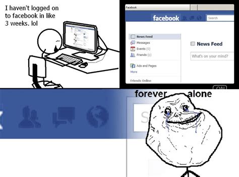 Forever Alone Facebook Status