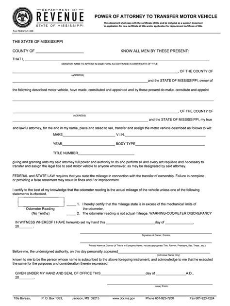 Mississippi Title Transfer Online Fill Out And Sign Online Dochub