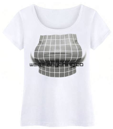 Optical Illusion Boob T Shirt