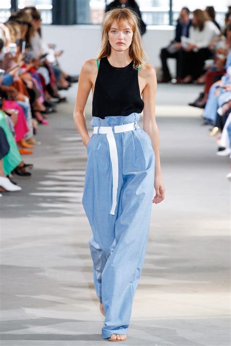 Spring 2018 Runway Fashion Trend High Waisted Trousers Fashionsizzle