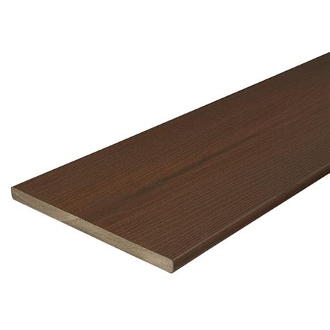 Fiberon Protect Advantage 12 Ft Chestnut Composite Fascia Deck Board In