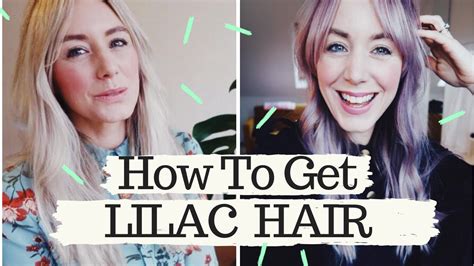 How To Get Lilac Hair And Parted Bangs Come To The Salon With Me Sj