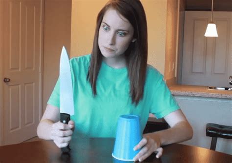 Overly Attached Girlfriend Does The Cups Song With A Knife Viral