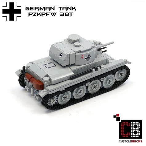 Collectible German Ww2 Panzer Tank Battle Brick Custom Set
