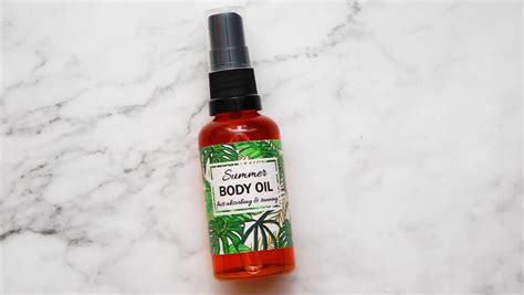 Summertime Diy Body Oil Fast Absorbing And Tanning Diy Beauty Base