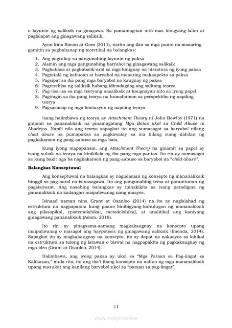 Dokumen Pagbasa At Pagsuri Ng Teksto Ang Pagbuo Ng Konseptong Papel My