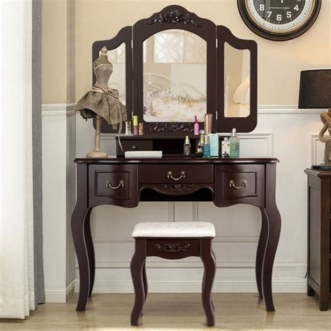 Check out our extensive range of bathroom sink vanity units and bathroom vanity units. Shop Gymax Bedroom Makeup Vanity Dressing Table Set With ...