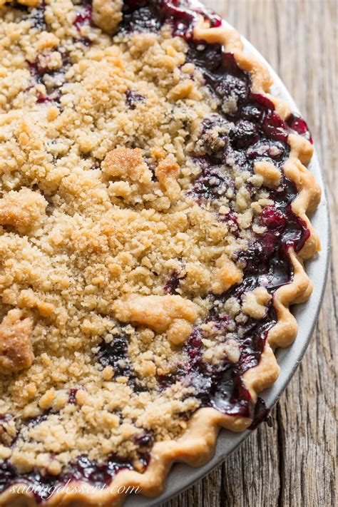 This pie crust is buttery, flaky and is perfect for sweet or savory pies. Blueberry Crumble Pie - Saving Room for Dessert