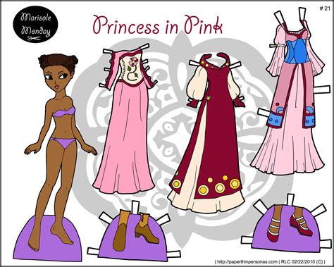 Click here if you are looking for buddy pets in color. Princess In Pink: Printable Paper Doll | Paper dolls, Paper dolls clothing, Paper dolls printable
