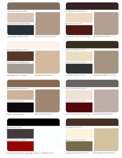 ️dunn Edwards Exterior Paint Color Chart Free Download