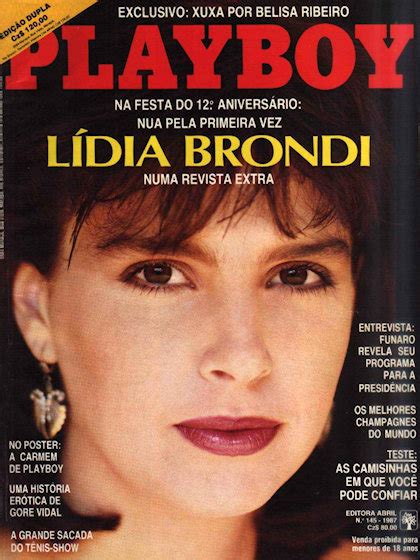 Playboy Brazil August 1987 Playboy Brazil Magazine August 19