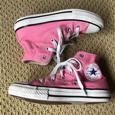 Kids Pink High Top Converse On Mercari Pink High Top Converse Pink