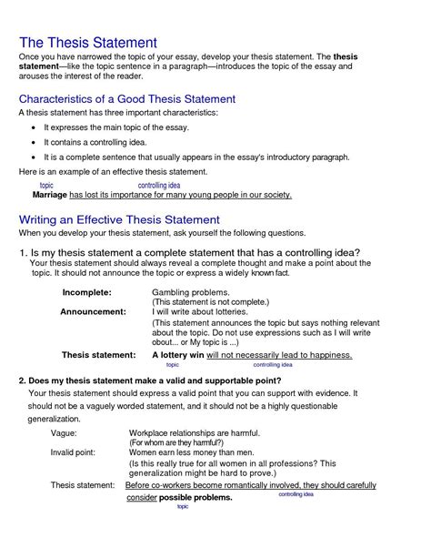 When it comes to writing an essay, there are many things that we must take into consideration in order to create a well written. Thesis Statement Examples | Thesis statement, Essay ...
