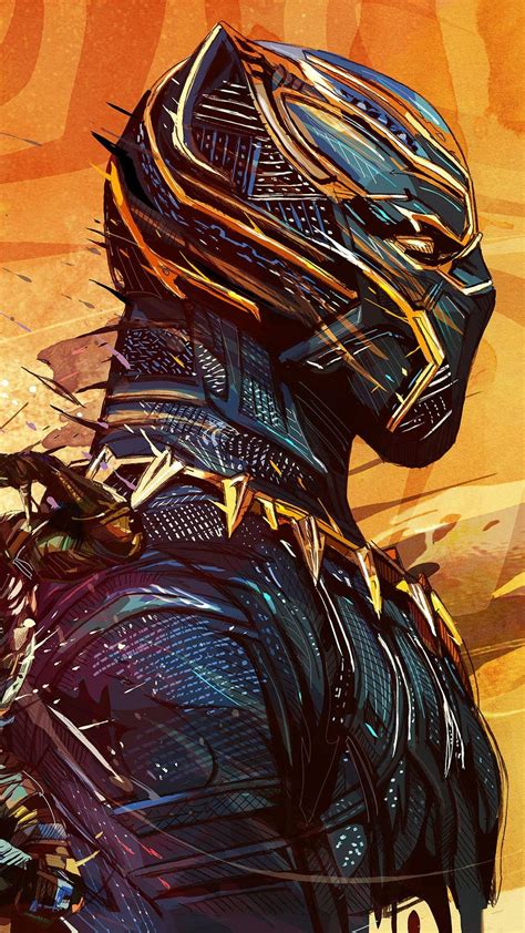 Neon Black Panther Wallpapers Wallpaper Cave 43d