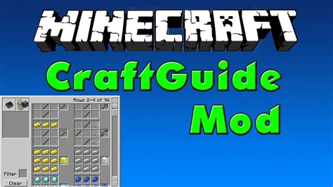 Craftguide Mod For Minecraft 1192118211711165 Minecraftred