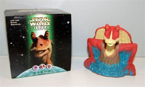 1999 Jar Jar Binks 35 Kfc Squirt Toy Bust Star Wars Episode 1 Naboo Series Ebay