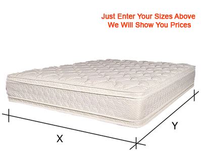 Although some of the older bed frames will fit your standard twin, full, queen, or king sized mattress, that's usually a lucky exception. Order A Custom Size Mattress Handmade To Your Measurements