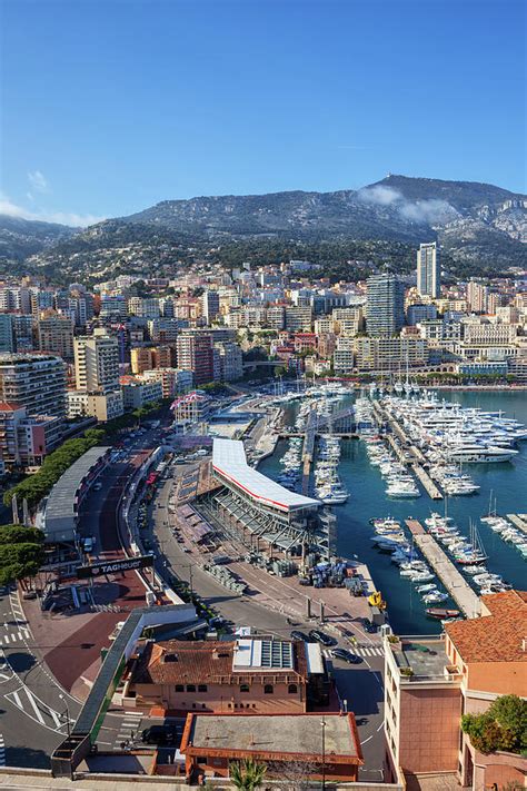 Monaco City Skyline And Port Photograph By Artur Bogacki Fine Art America