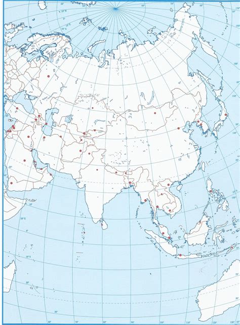 Mapa Politico De Asia Mudo Tama O Folio Images And Photos Finder