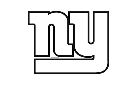 Giants Logo Coloring Page