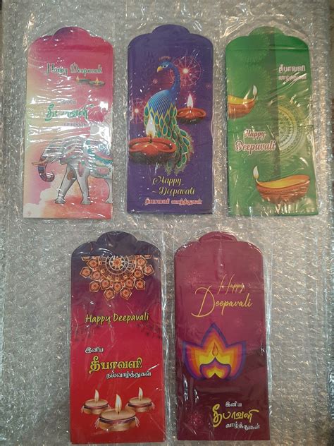 Ae 6pcs Of Deepavali Angpow Packets Deepavali Ang Pow Packets Random