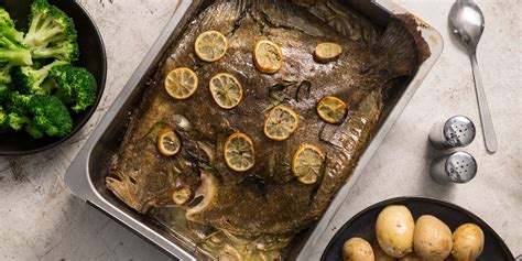 Roast Turbot With Fennel Tarragon And Lemon Recipe Great British Chefs