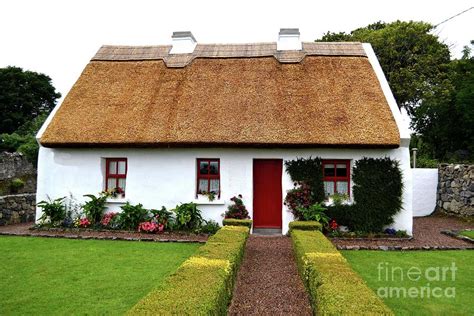 Thatched Roof Irish Cottage Photograph By Jim Lapp Fine Art America