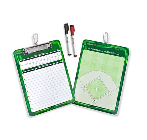 Gosports Baseball And Softball Coach Double Sided Dry Erase Dugout Lineup