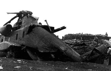 Military Photos Wrecked Ch 53 At Khe Sanh