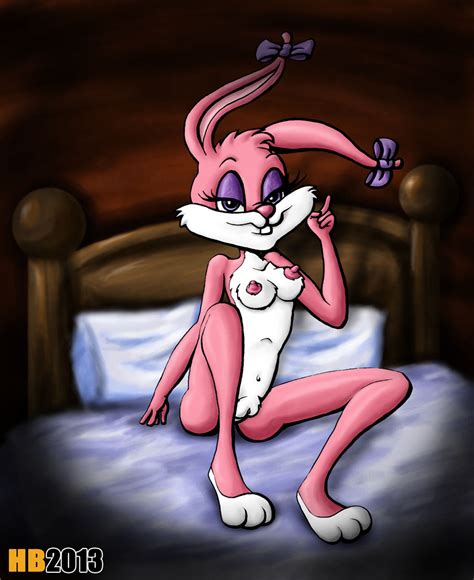 Rule 34 Anthro Babs Bunny Bed Breasts Female Female Only