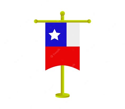 Bandera De Chile Vector Premium