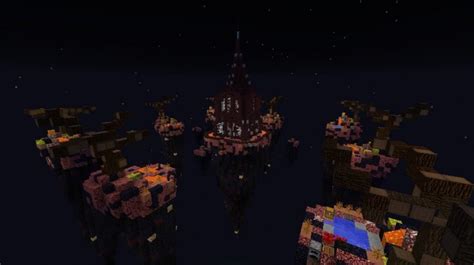 Nether World Sky Wars Map Minecraft Project